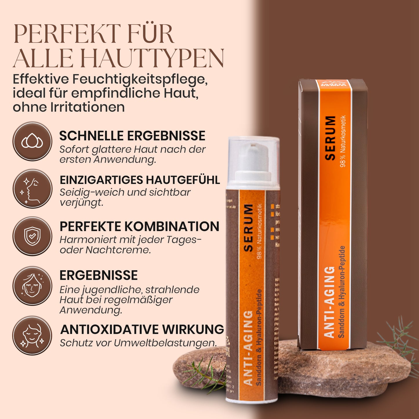 Anti-Aging Serum - Sanddorn & Hyaluron-Peptide