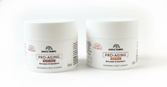 PRO-AGING SET % – MASKE & PEELING
Bernstein & Sanddorn