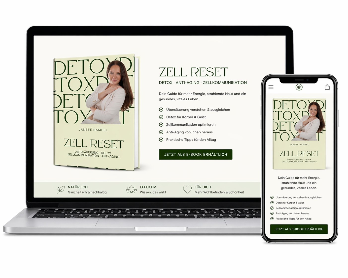 ZELL RESET – Das Buch das deinen Körper 
von innen neu startet